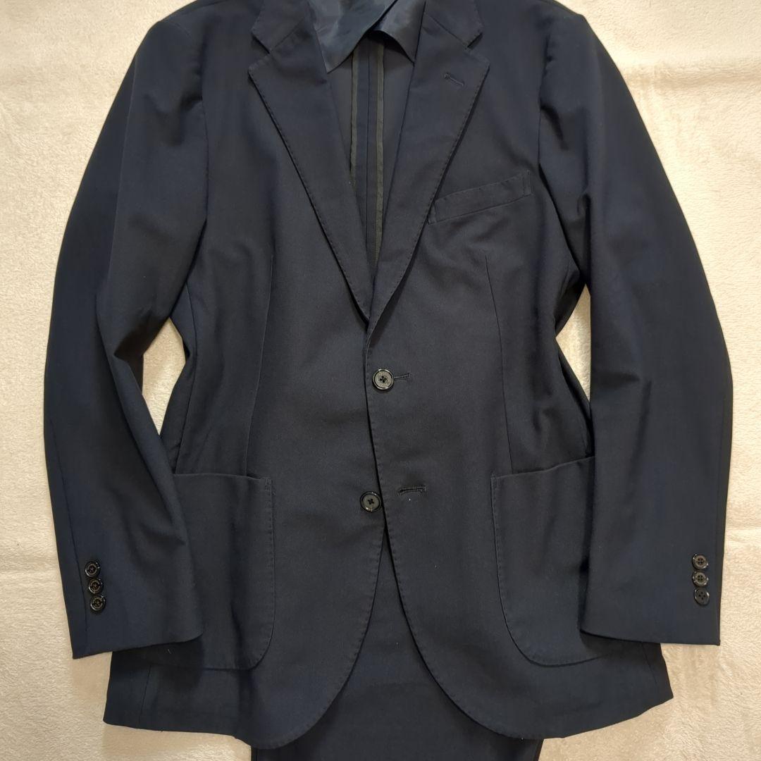 マッキントッシュフィロソフィー スーツ スーパーストレッチ ネイビー 38サイズ