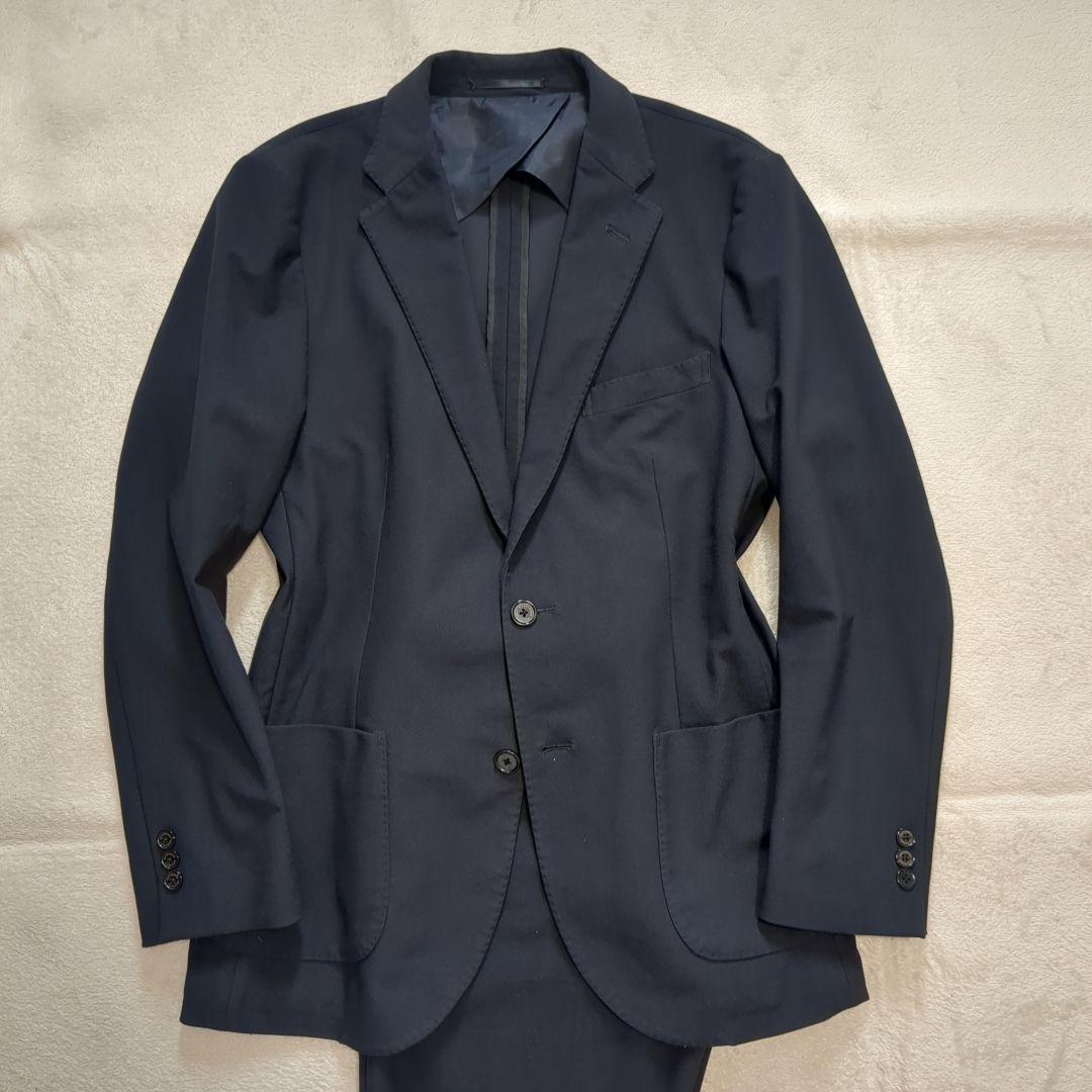 マッキントッシュフィロソフィー スーツ スーパーストレッチ ネイビー 38サイズ