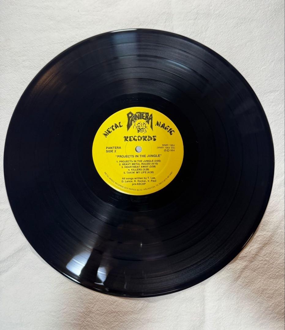 PANTERA / PROJECTS IN THE JUNGLE LP 初期盤