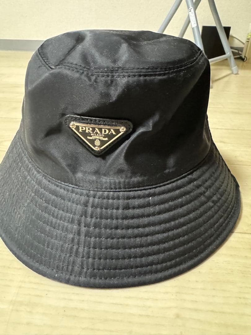 PRADA ブラック バケットハット M