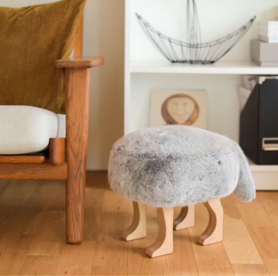 ANIMAL STOOL / アニマルスツール / フォックスグレー（S）