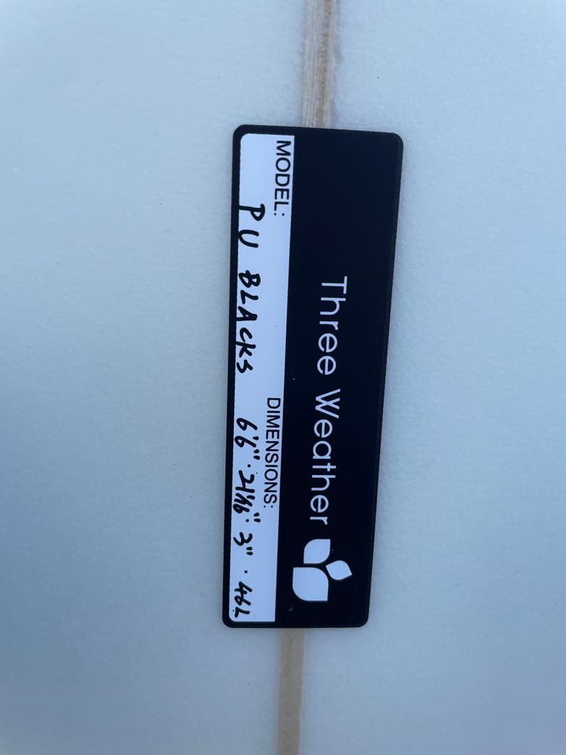 【美品】three weather ショートボード 6.6