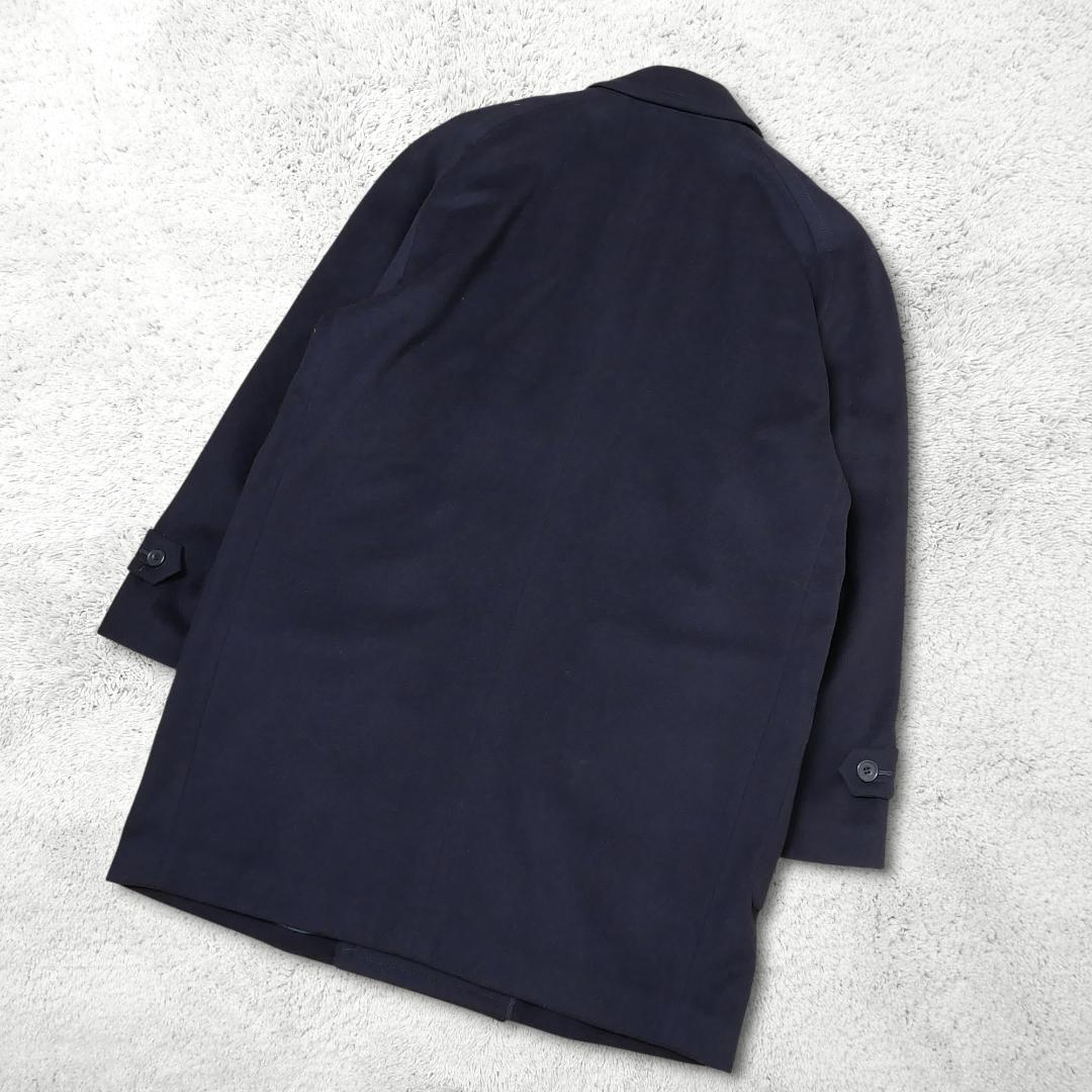 美品【クリスチャンディオール】ウール ダブルコート ビンテージ ラムウール 紺