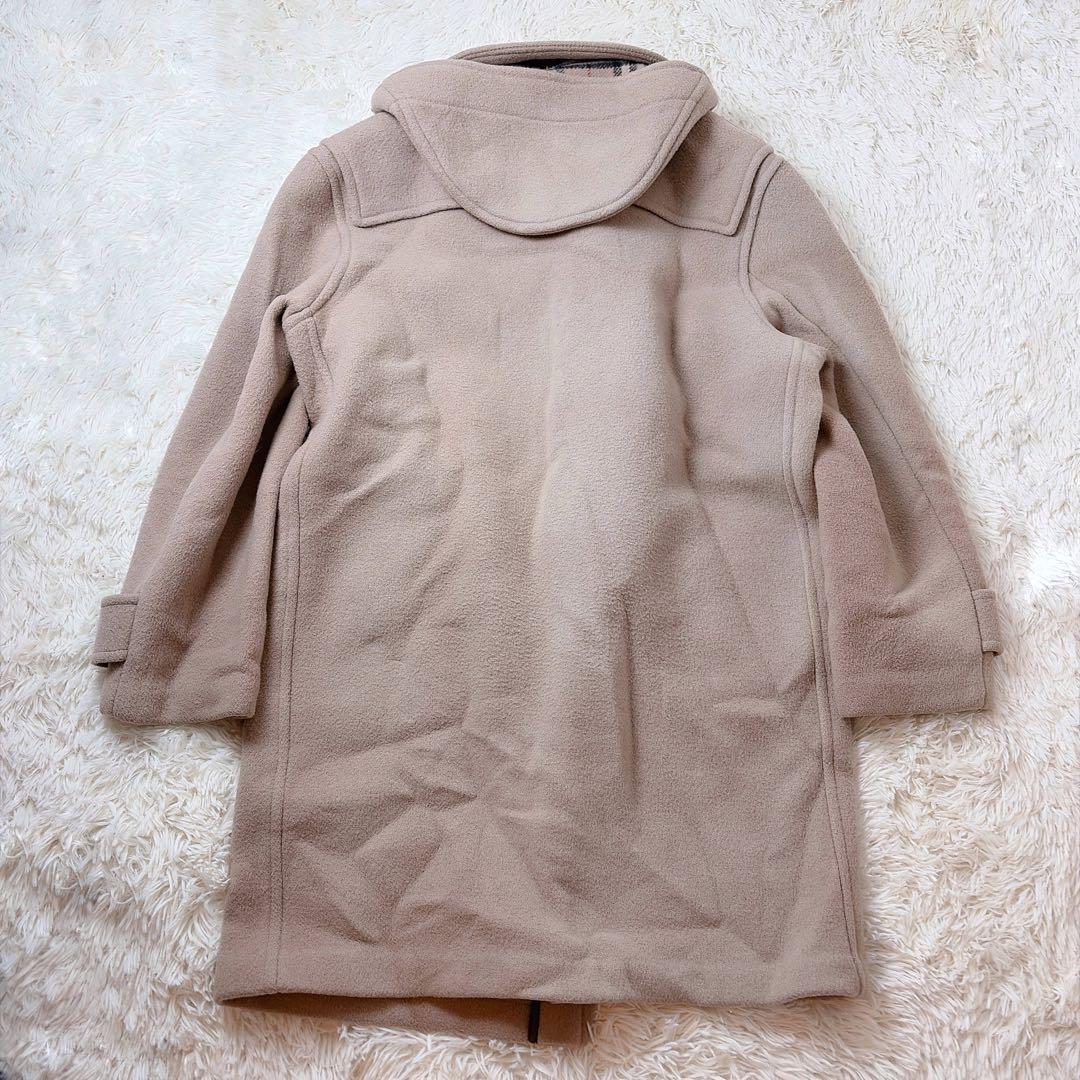 Burberrys ベージュ ノバチェックダッフルコート　フード取り外し トグル