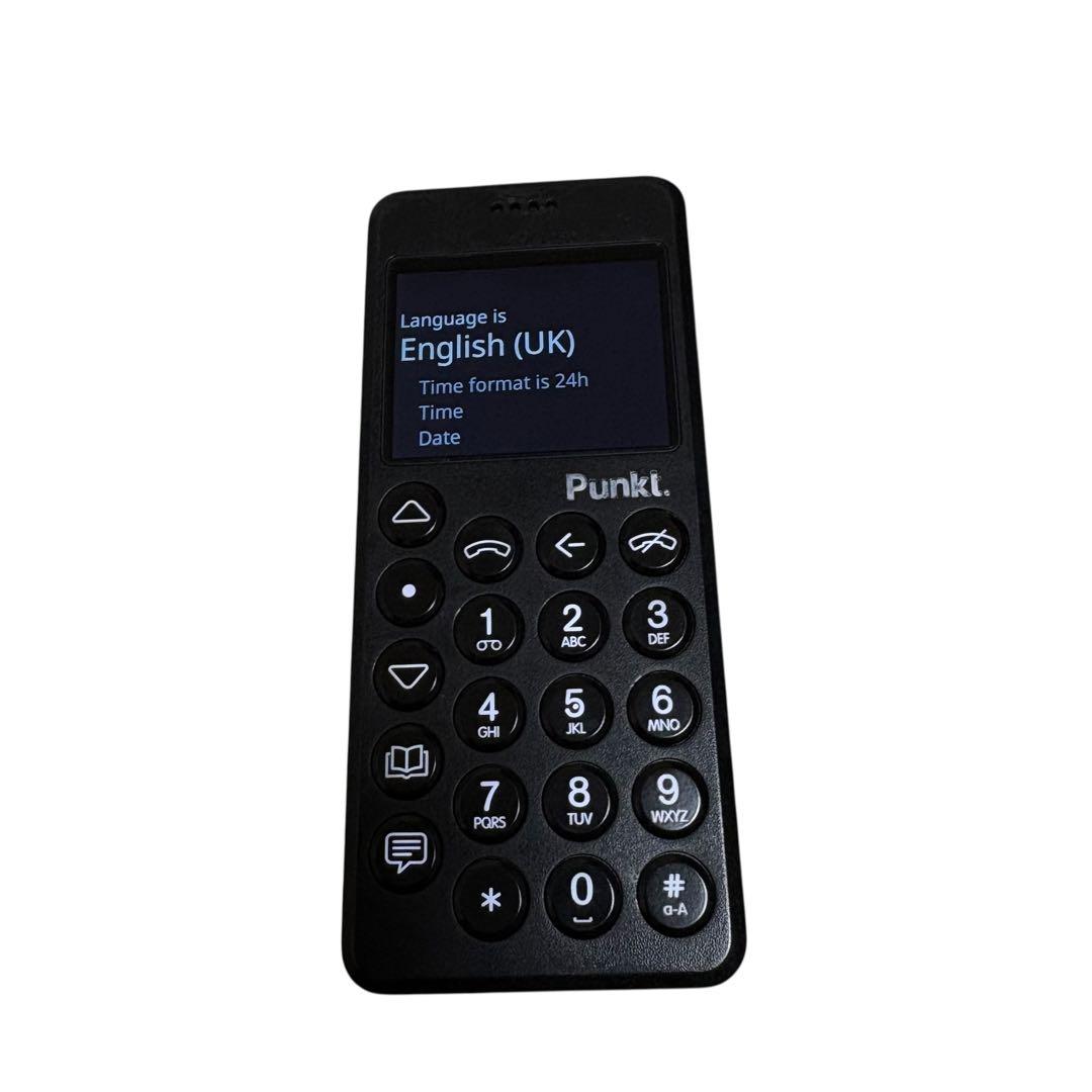 美品　Punkt. MP02 シンプル携帯 ミニマリズム mineo動作確認済