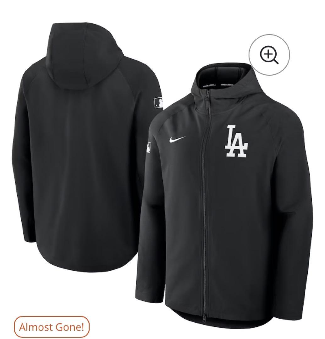 ドジャース 海外限定 オーセンティックコレクション ナイキ ブラック ジャケット