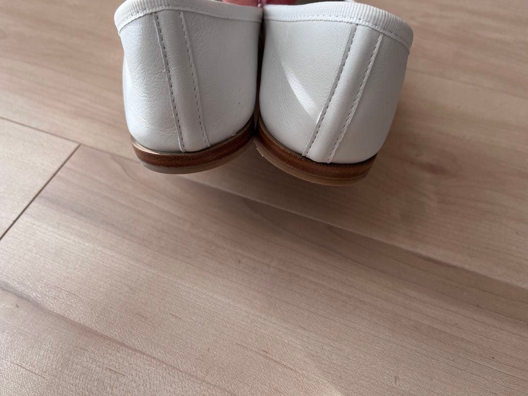 【新品未使用】Repetto ホワイトバレエシューズ 37