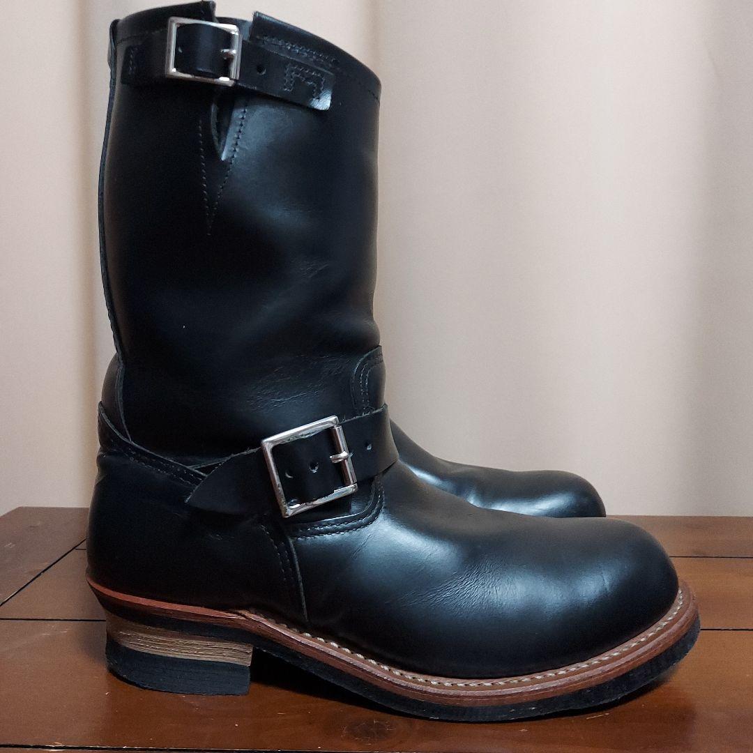 RED WING 2268 US9D ブラッククロム エンジニア ブーツ
