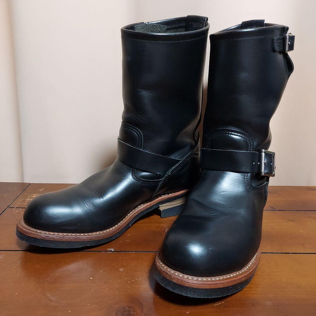 RED WING 2268 US9D ブラッククロム エンジニア ブーツ