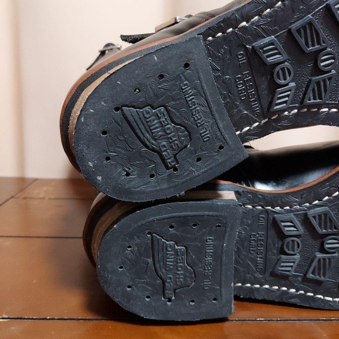 RED WING 2268 US9D ブラッククロム エンジニア ブーツ