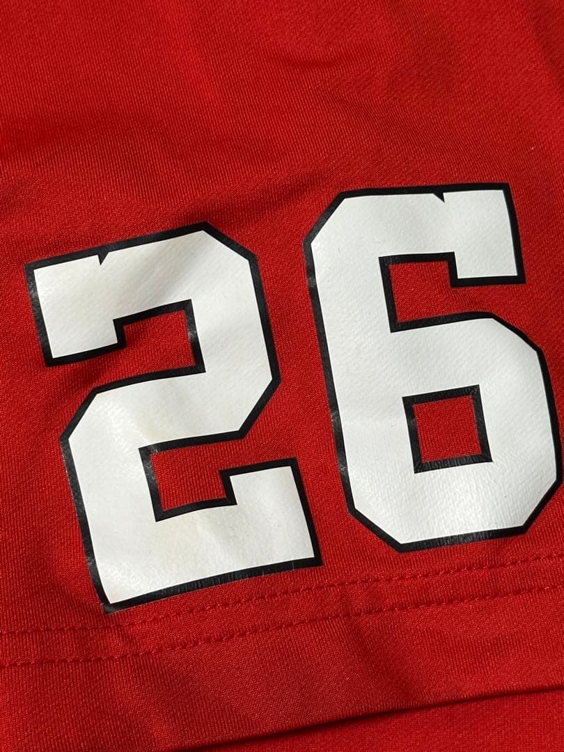 メジャーリーグナショナルズ MLB選手支給品UsedプラクティスシャツMサイズ