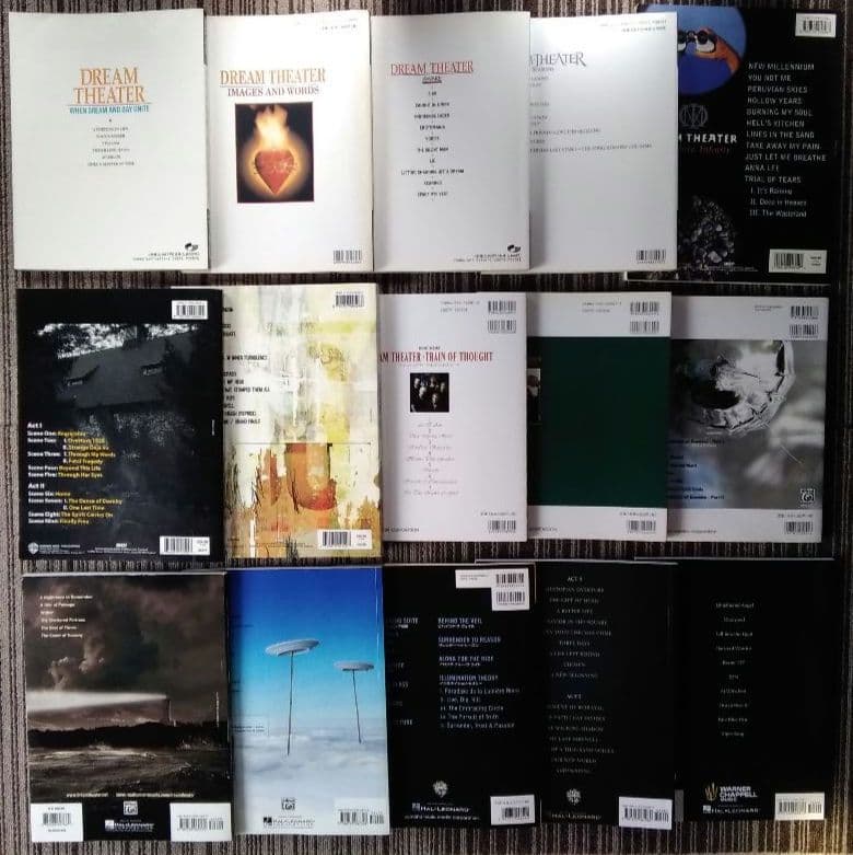 DREAM THEATER 楽譜 ドリームシアター スコア 15冊 まとめ売り
