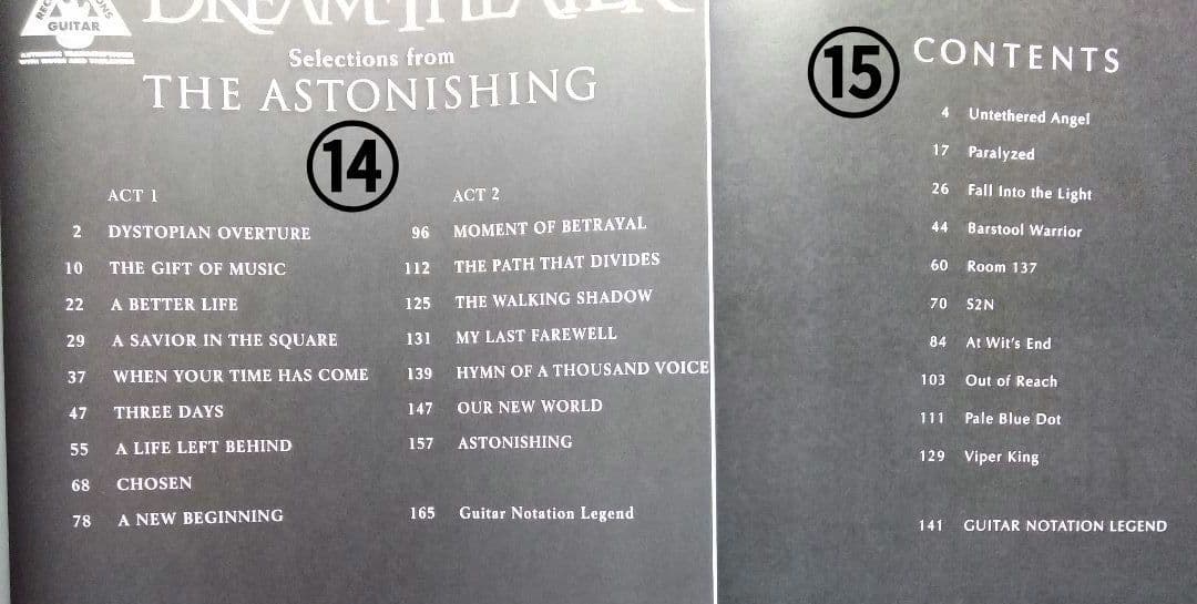 DREAM THEATER 楽譜 ドリームシアター スコア 15冊 まとめ売り
