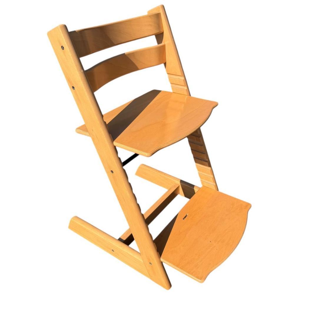 【美品：組立済】STOKKE SN6 トリップトラップ ナチュラル　127-4