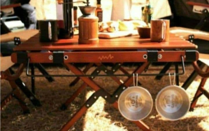 アルペンアウトドアーズ ウッドロールテーブル 90 キャンプ テーブル