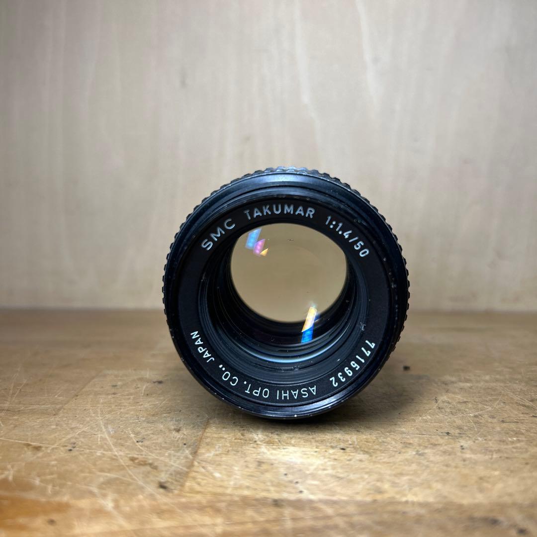 Pentax SPF+SMC Takumar 50 f1.4 完動ボディー極美品