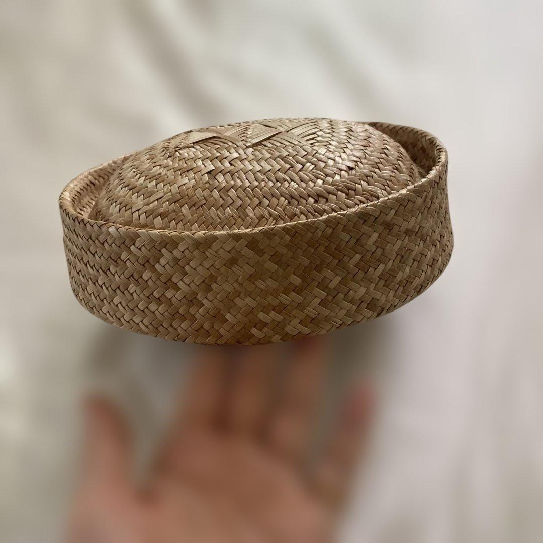 Jasmine12　ハワイ製　パパレ　ラウハラ　ラウハラハット