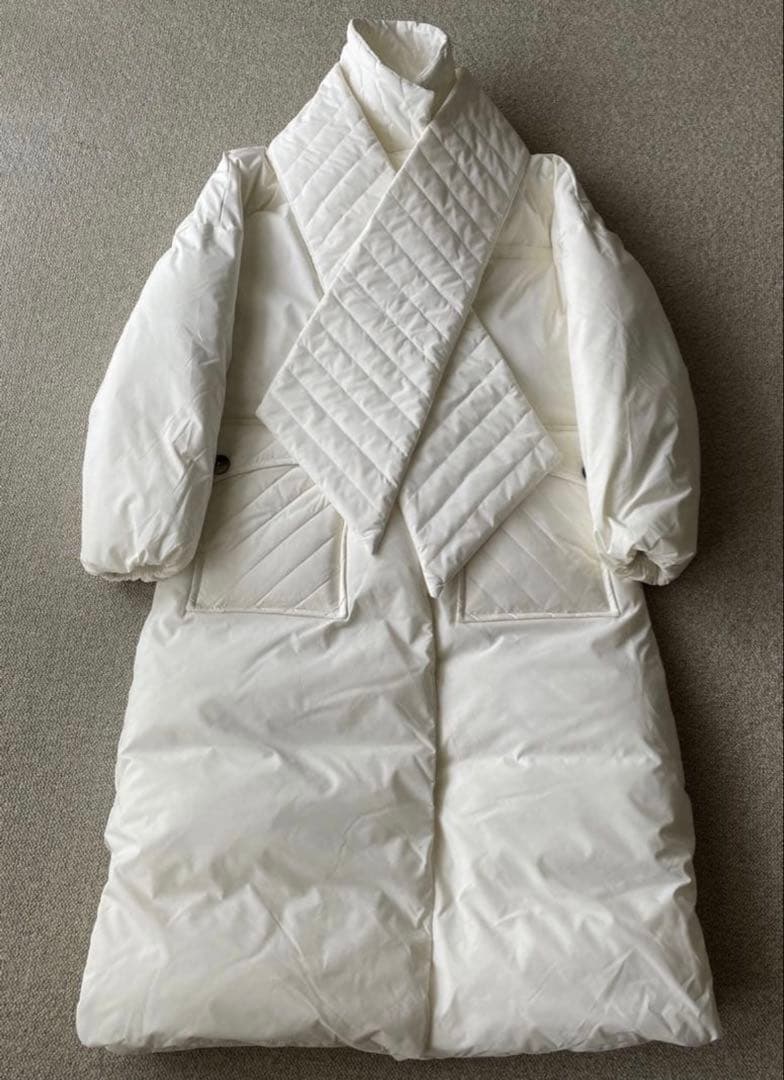 GANNI ガニー パデッド ロングコート