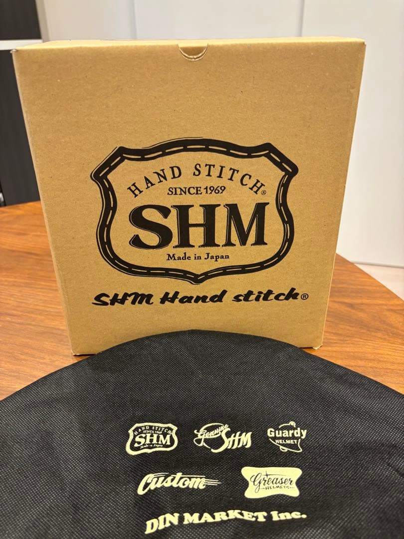 SHM ハンドステッチ ジェットヘルメット マットブラック