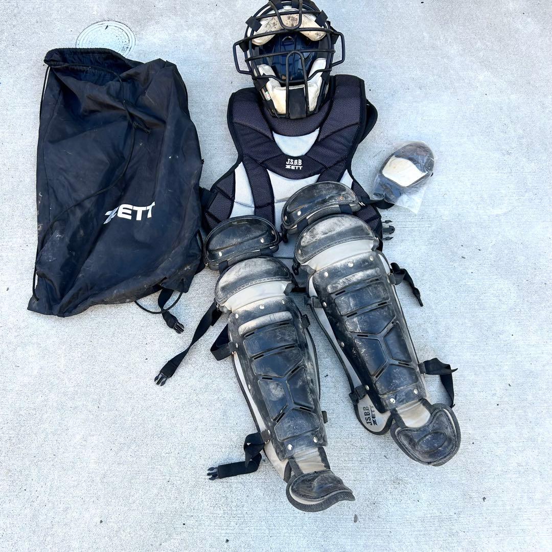 ZETT キャッチャー用プロテクターセット