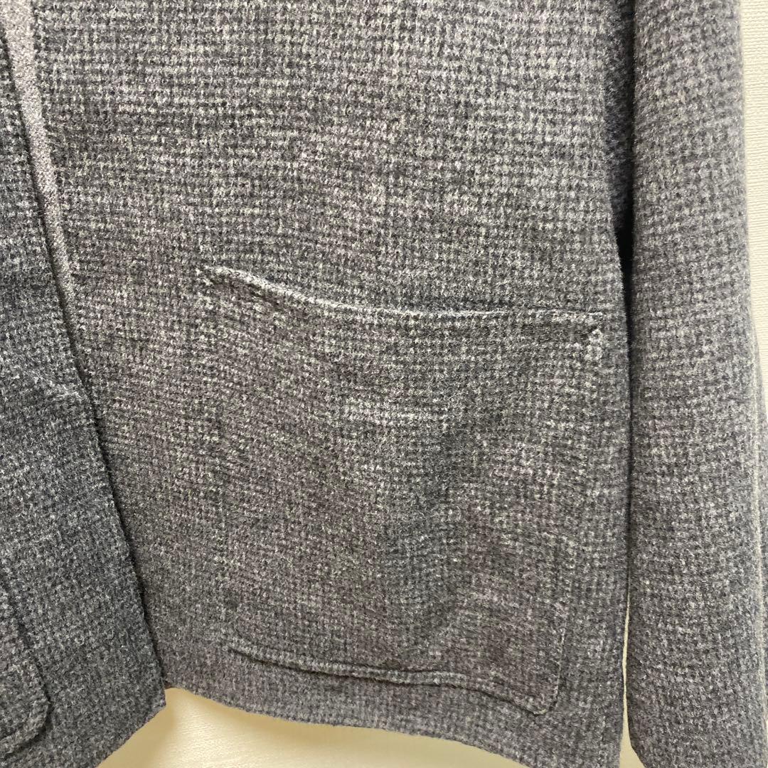 デプレ　ライトダブルフェイスシャギー ノーカラージャケット36