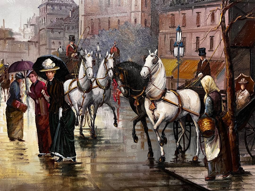 ア*モ様 油絵　貴族人物　作者不詳