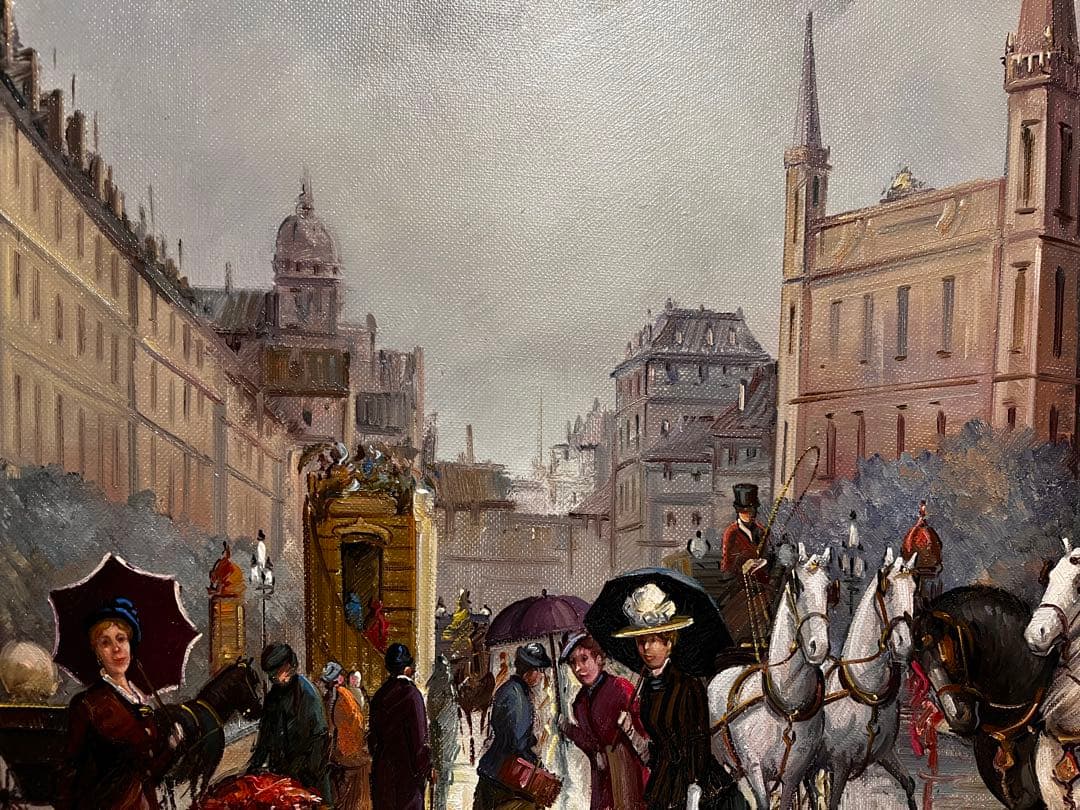 ア*モ様 油絵　貴族人物　作者不詳