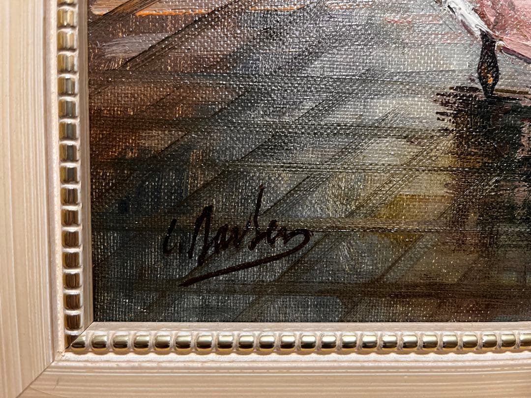 ア*モ様 油絵　貴族人物　作者不詳