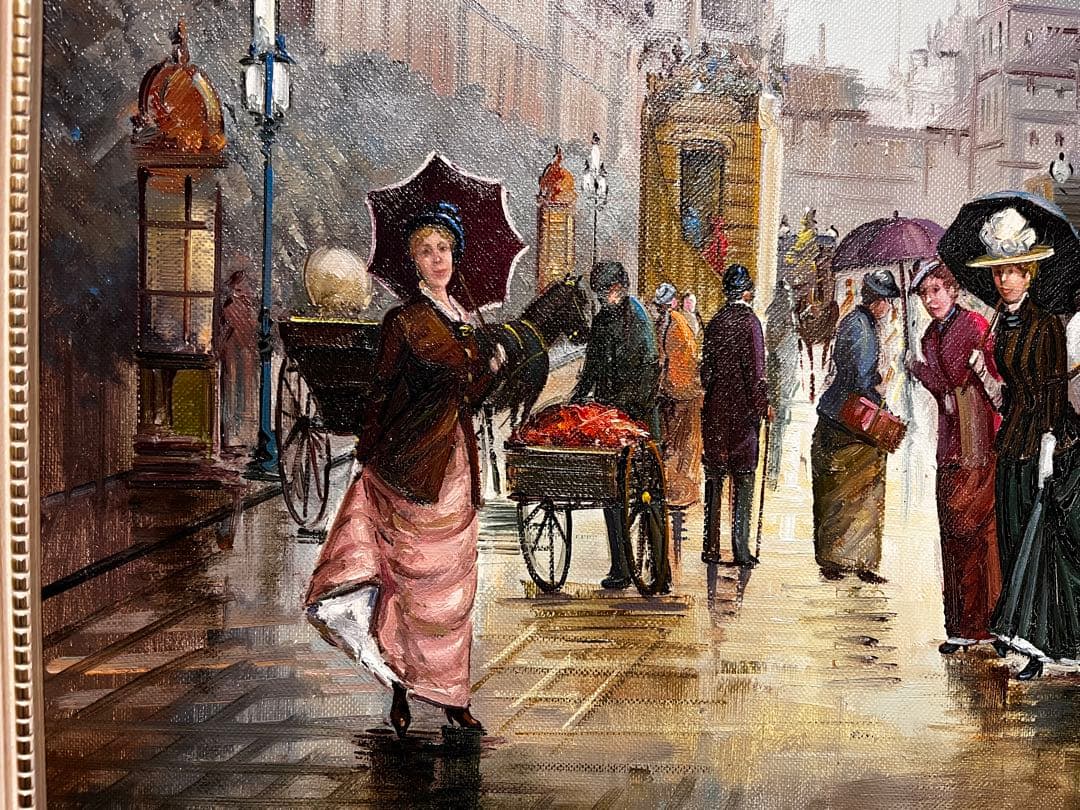 ア*モ様 油絵　貴族人物　作者不詳