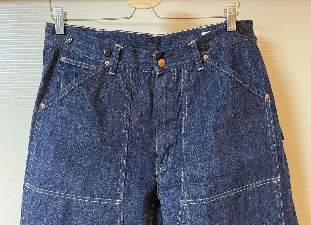 COMOLI レショップ別注 デニムペインターパンツ サイズ2