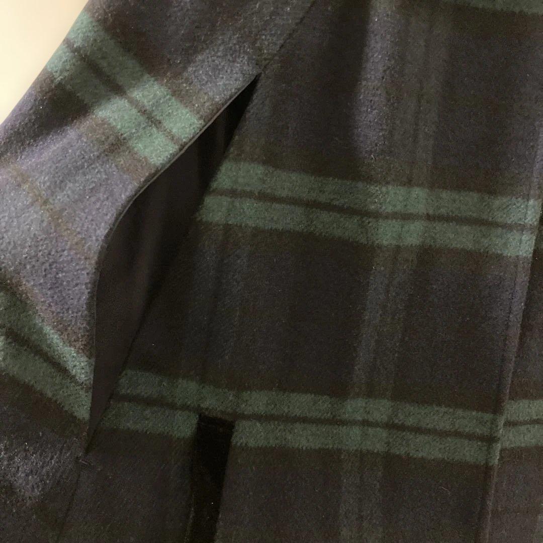 美品　JENNE ブリジット・バルドーコラボ タータン チェック ケープコート