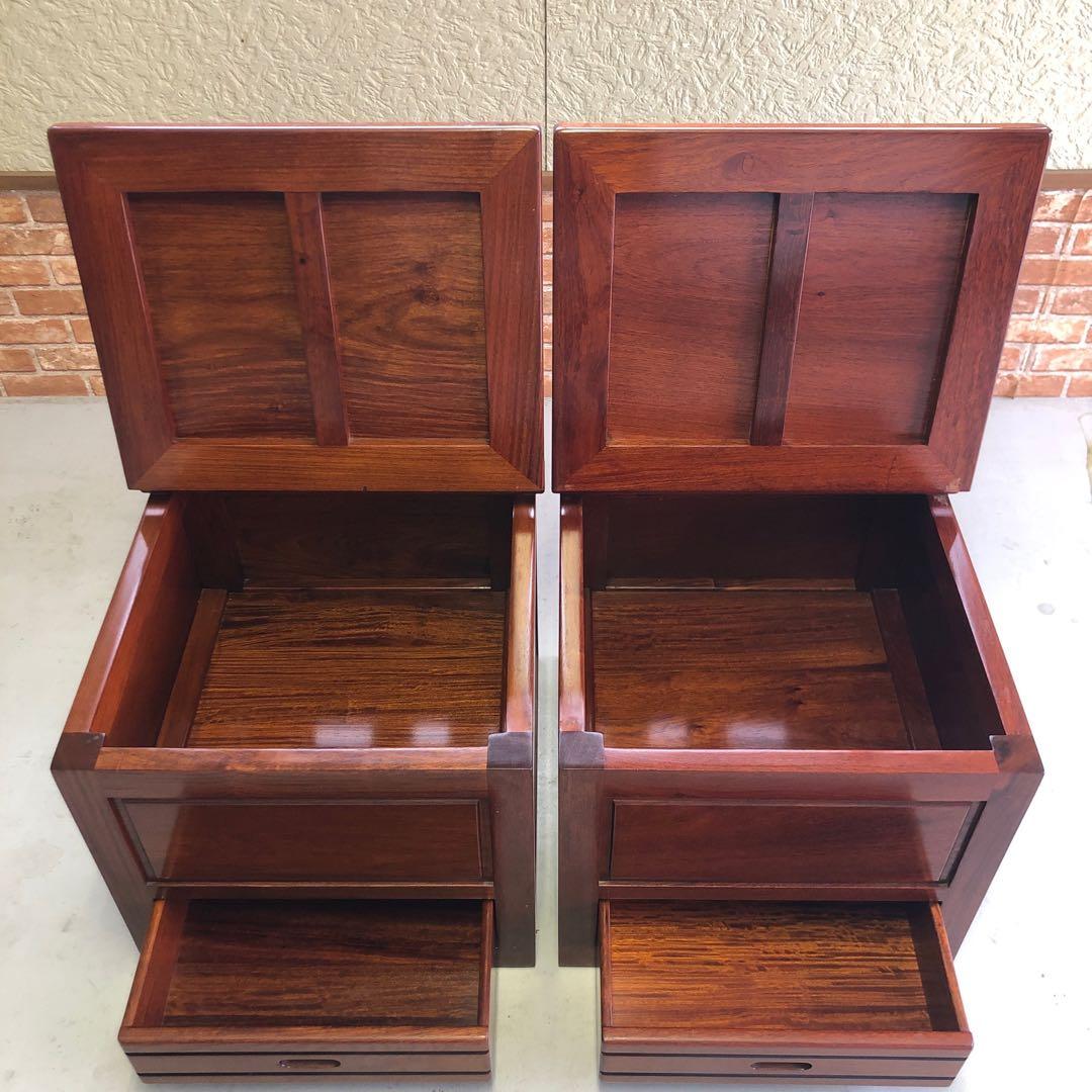 民藝家具　囲炉裏チェア(2/2)　座面下収納・引出し付き