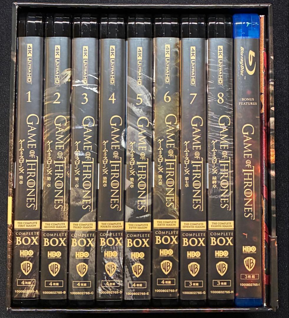 ゲーム・オブ・スローンズ 第一章～最終章 4K ULTRA HD コンプリート…