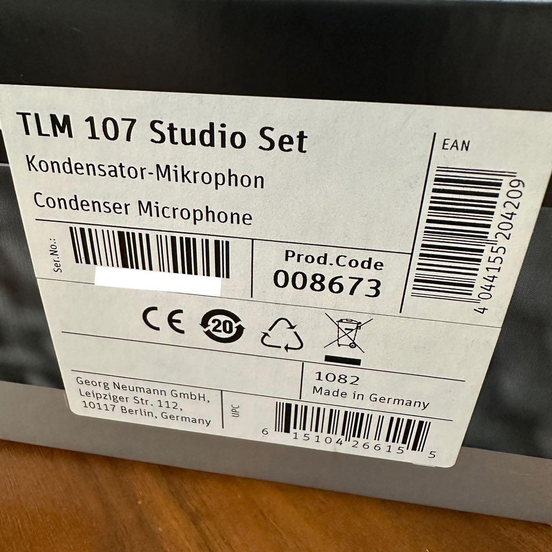 【新品未使用】Neumann ノイマン TLM107 Studioset 正規品