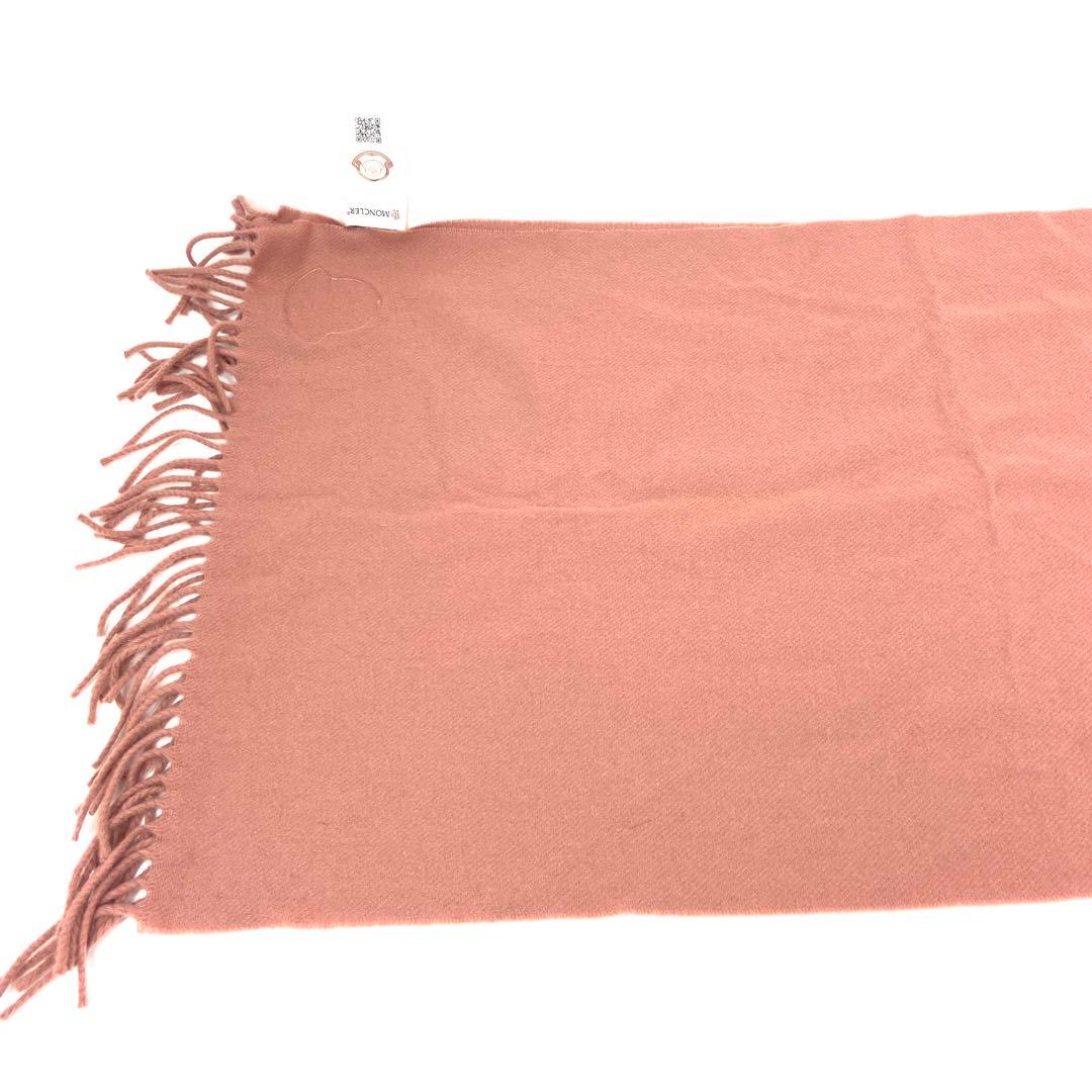 MONCLER モンクレール SCIARPA マフラー ピンクベージュ 無地