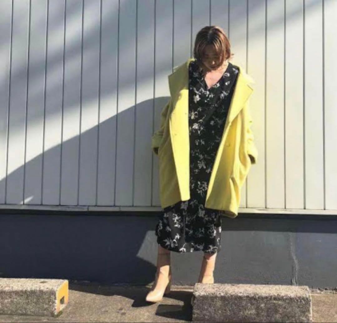 SNIDEL ライトコクーンコート　スナイデル イエロー