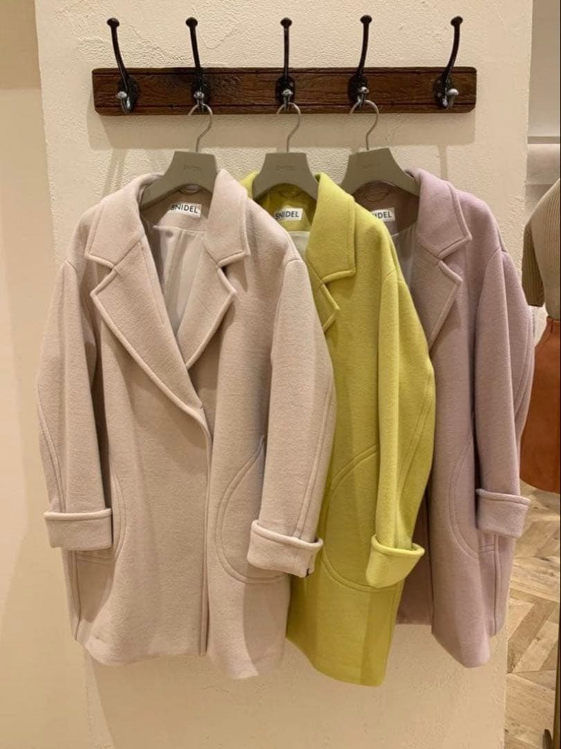 SNIDEL ライトコクーンコート　スナイデル イエロー