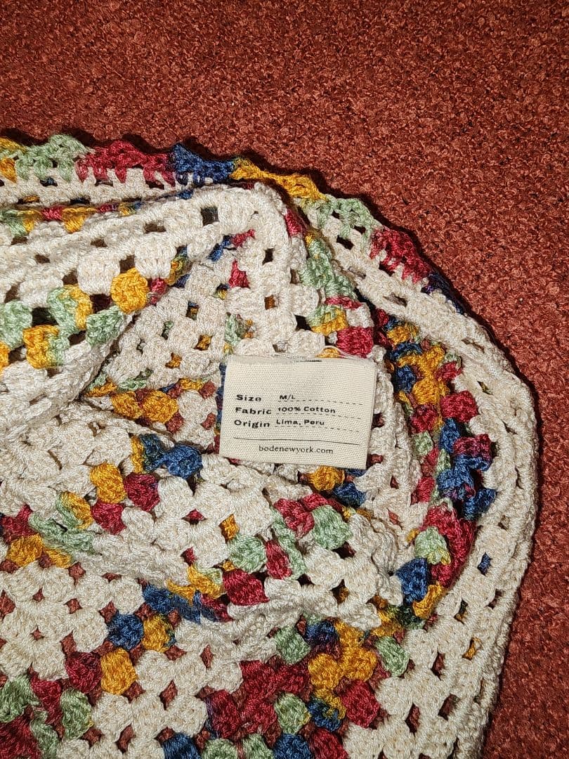 BODE グラニーストーン編みタンクトップ