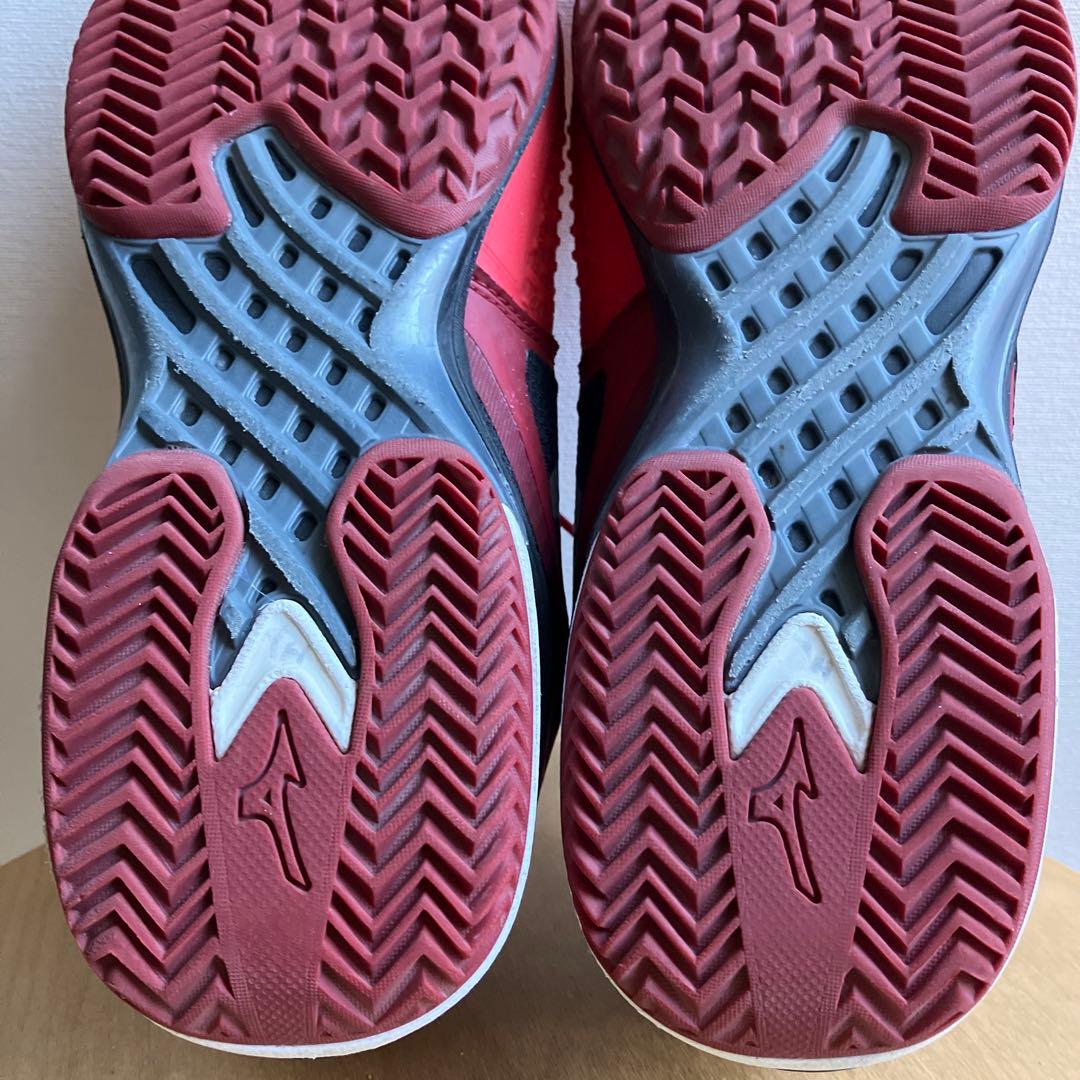 美品 ミズノ ウエーブエクシードツアー 6 テニスシューズ 即日 26cm