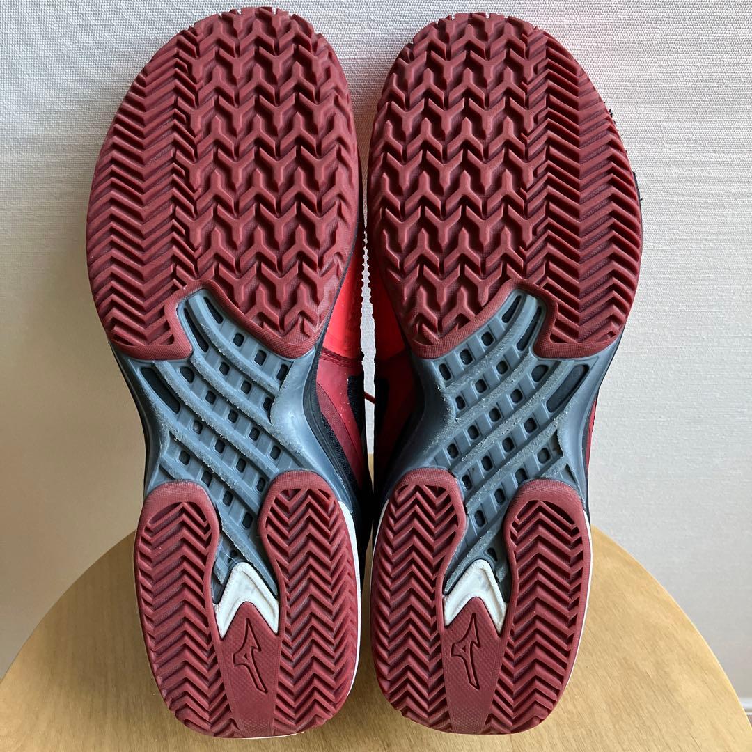 美品 ミズノ ウエーブエクシードツアー 6 テニスシューズ 即日 26cm