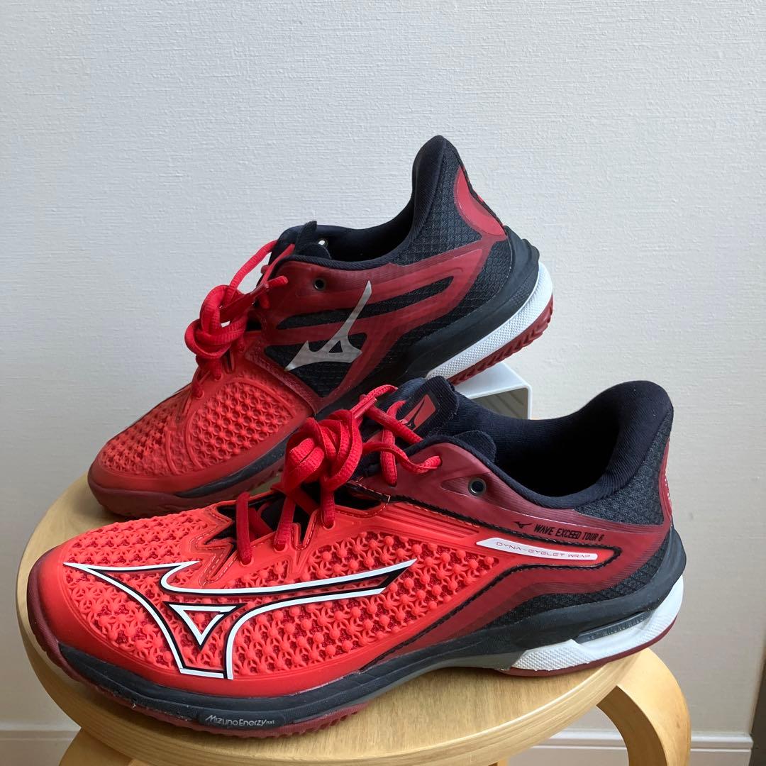 美品 ミズノ ウエーブエクシードツアー 6 テニスシューズ 即日 26cm
