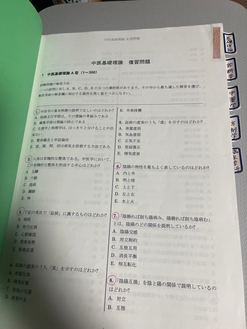 復習大網 国際中医師標準試験 2011年版