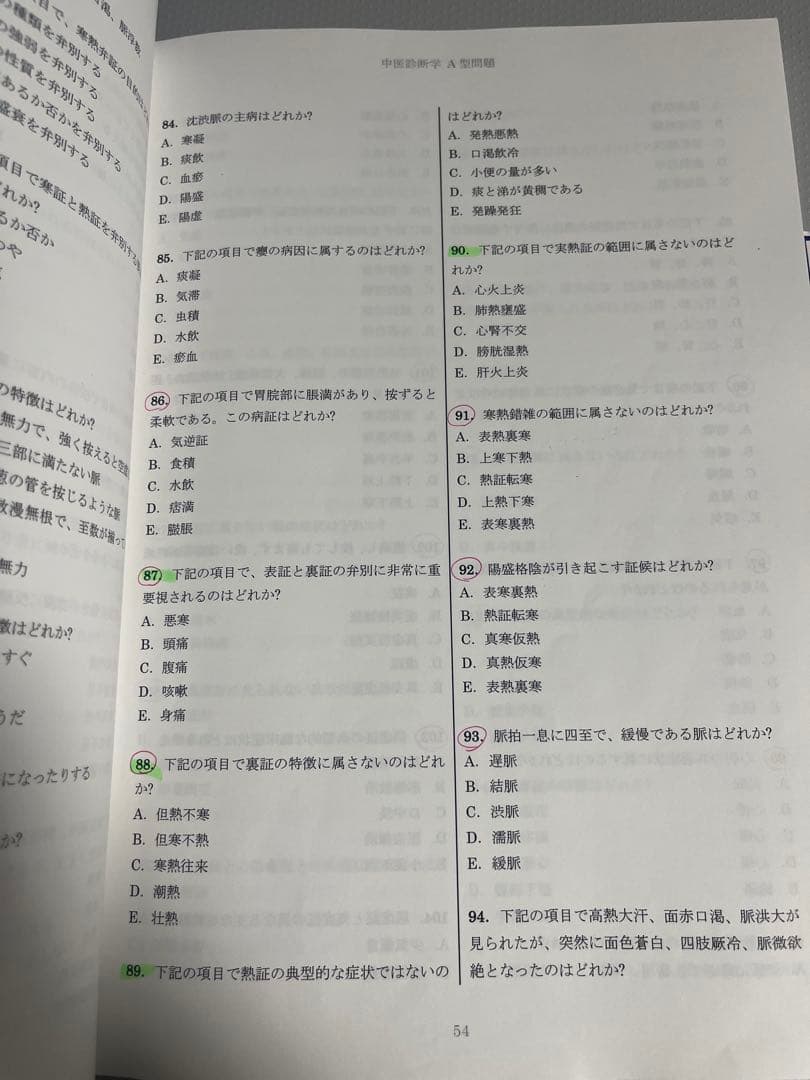 復習大網 国際中医師標準試験 2011年版