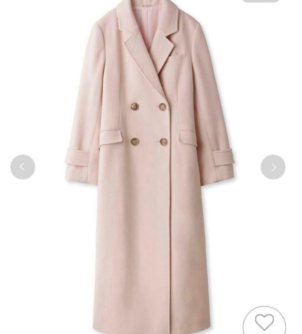 SNIDEL ダブルロングコート ピンク