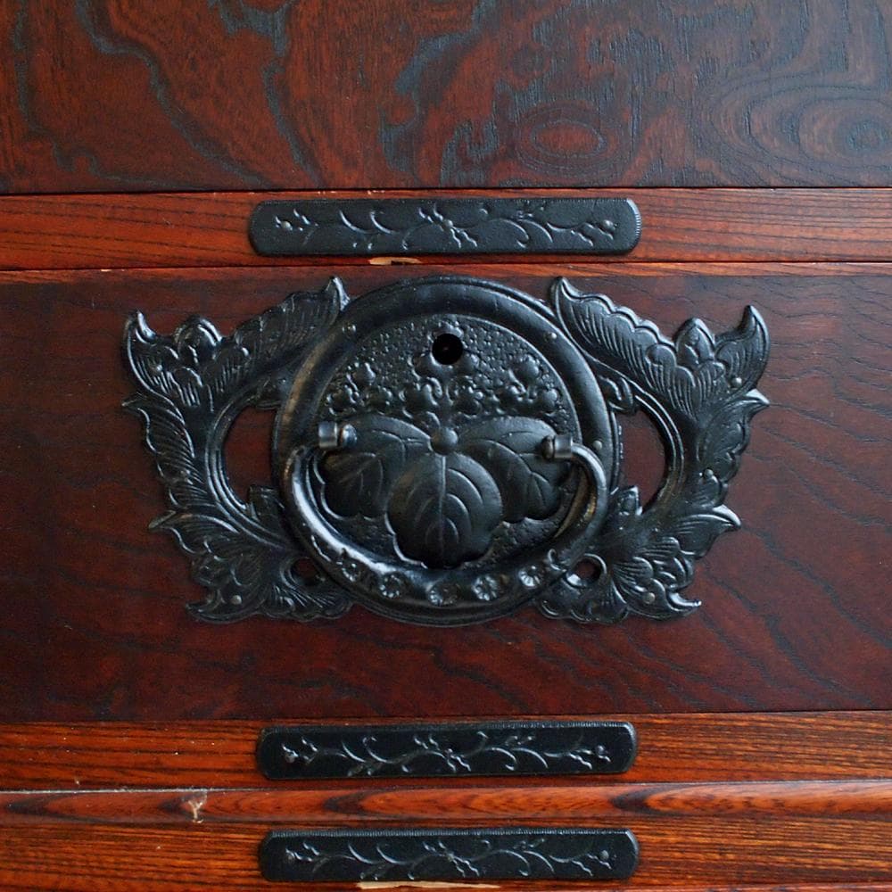 伝統工芸 岩谷堂箪笥 「間箪笥」 120万 大型整理箪笥 着物 ZR240104