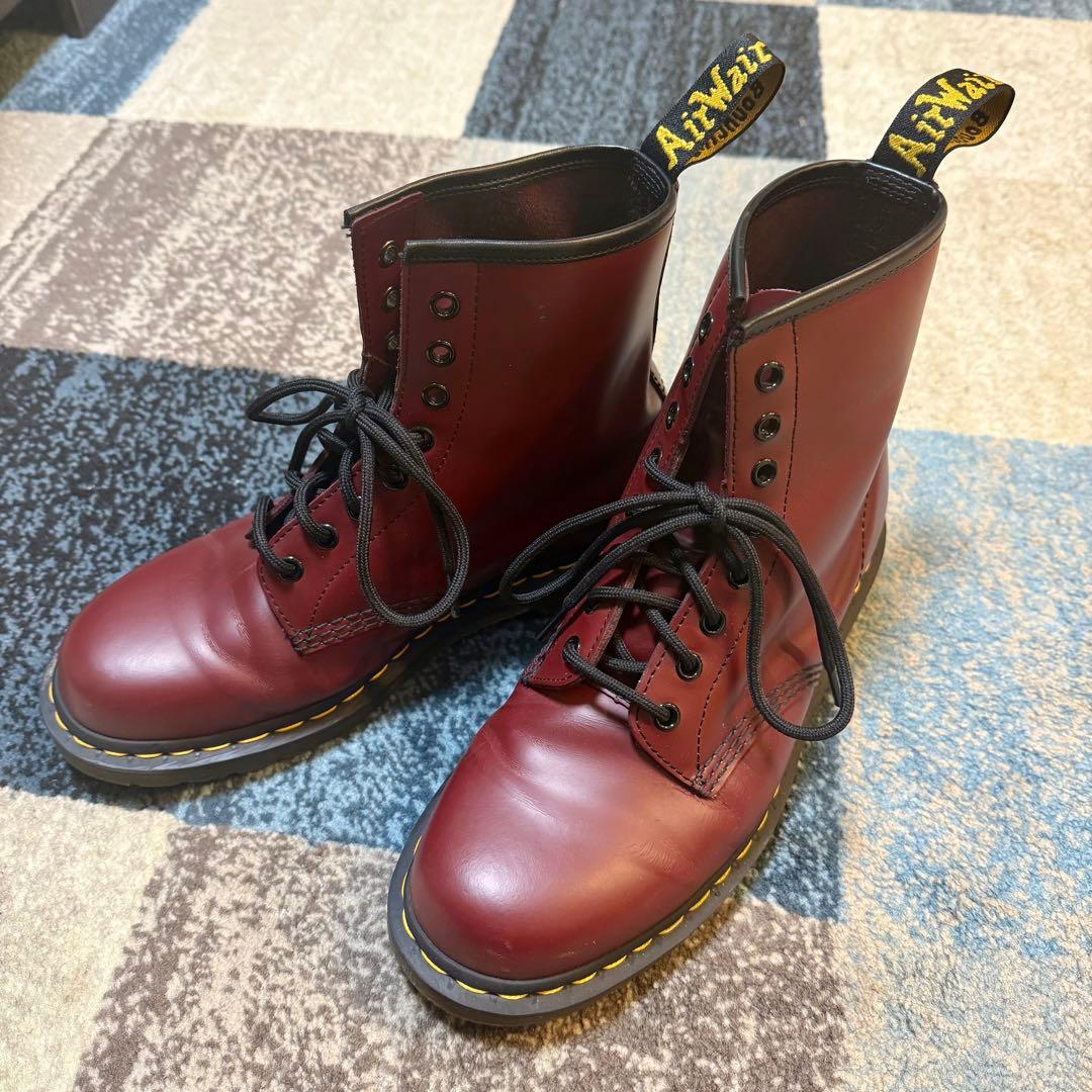 【再値下げ】Dr.Martens 8ホール 26.5cm UK8 チェリーレッド