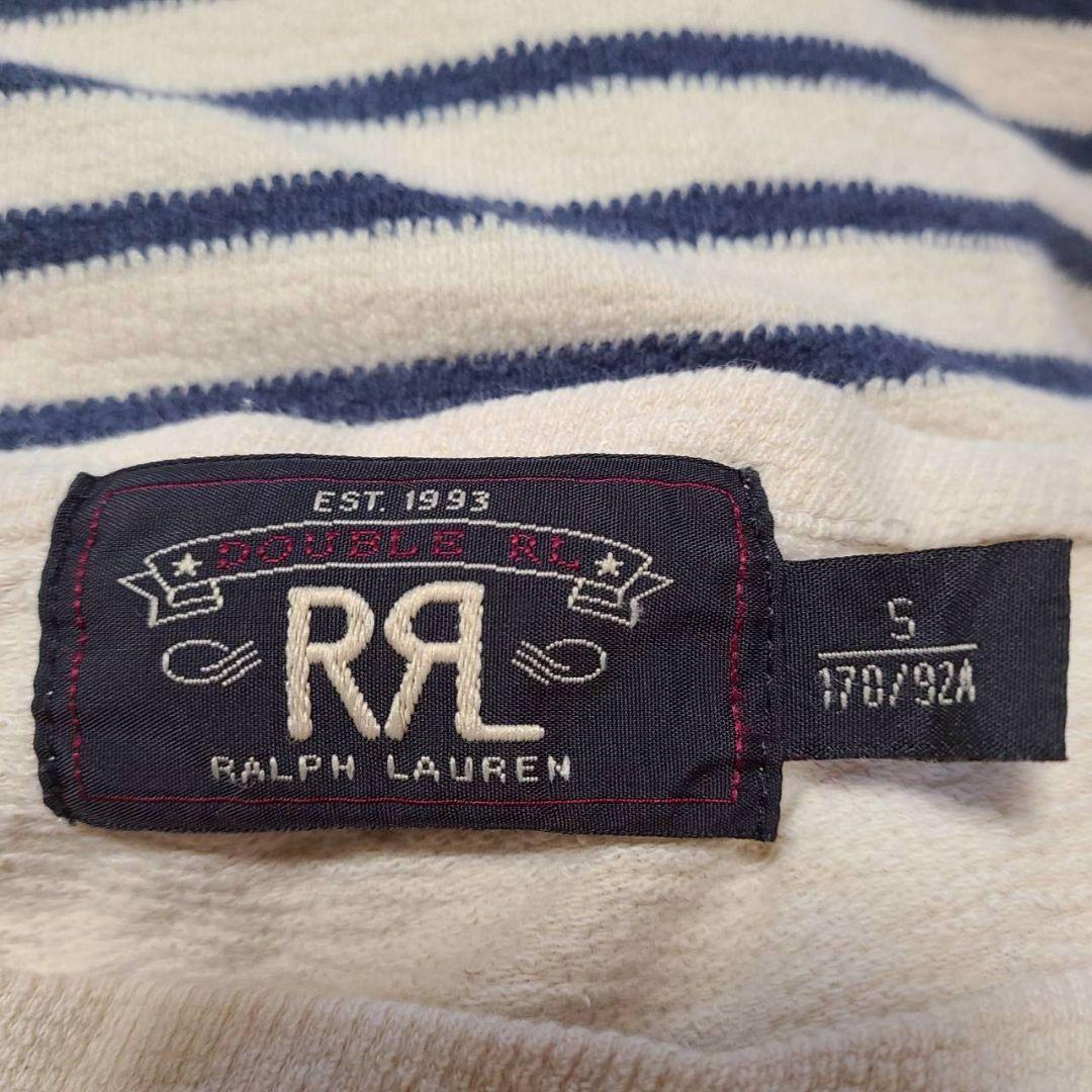 ダブルアールエル RRL ラルフローレン ボーダー Tシャツ 半袖 ロンT S