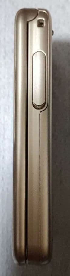 【動作品】富士通 docomoらくらくホン 4G対応 F-02J ゴールド