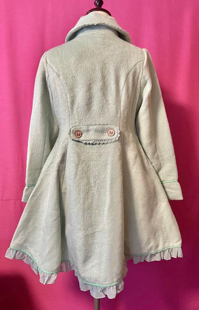 新品タグ　axes femme ファーケープ付きコート