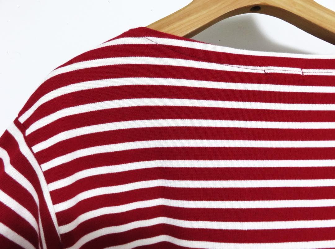 定価2.2万 新品 LENO BASQUE SHIRT 0 レッド ホワイト